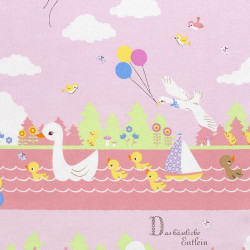 Ugly duckling fabric, detail