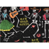 Party skeletons fabric