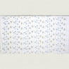 Cotton voile fabric, embroidered