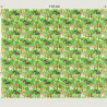 Puppy fabric green