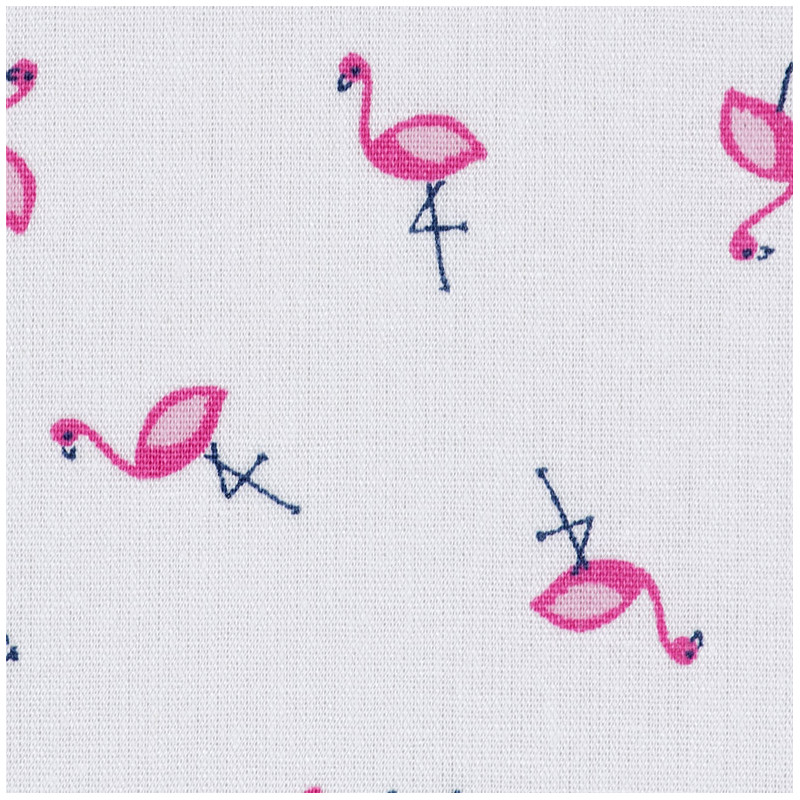 Kleine flamingo's stof, detail