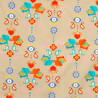 Evil eye, elephant fabric