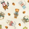 Forest Friends fabric boy