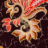 Dark brown Holland Batik fabric