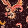 Dark brown Holland Batik fabric
