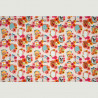 Animals and flowers fabric
