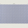 Umbrellas in the rain fabric blue, half width