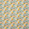 Nautical fabric by Kokka aqua