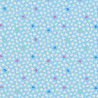 White Butterflies on light blue fabric