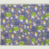 Hello Kitty x Push Pin fabric purple