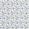 Delfts blauwe bloemen stof