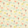 Balloons and clouds fabric
