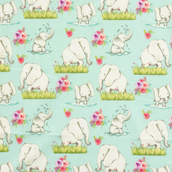 Elephant Fun Fabric