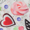 Cake topping fabric
