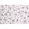 Musical notes fabric