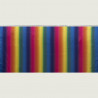 Rainbow satin fabric