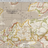 Landkaart stof (canvas)