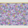 Butterfly fabric purple, 100% cotton