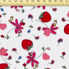 Strawberry fabric grey, detail