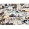 Paris romance fabric (canvas)