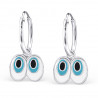 Cartoon eyes earrings