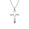 Stainless steel cross pendant