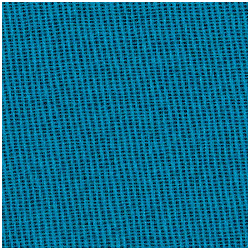Dark aqua blue cotton fabric