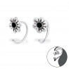 Flower creoles black