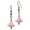 Bellflower earring peach