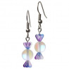 Candy earrings lilac