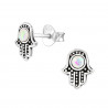 Hamsa earrings