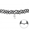Tattoo Choker Bloem